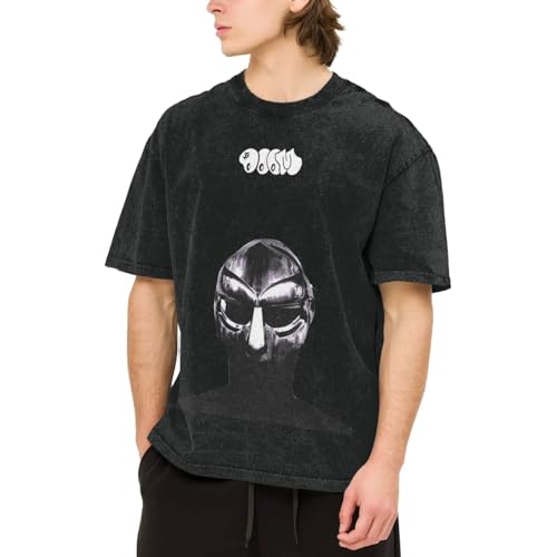 Round Neck Vintage Short Sleeve T-Shirt for Men Loose Casual tee Leisure Cotton Fashion Crew Neck Soft