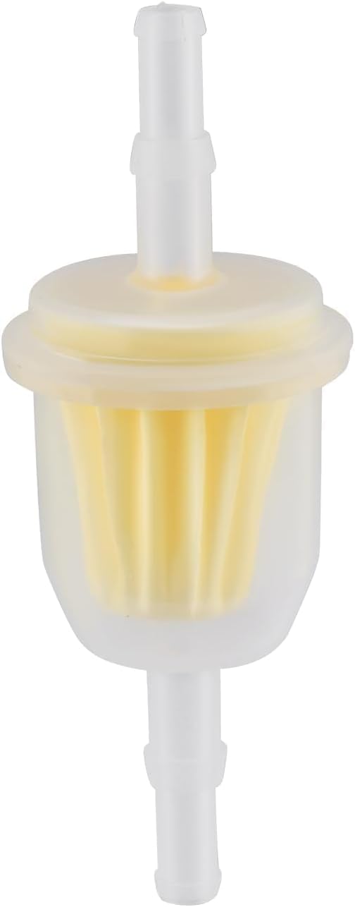AM116304 Inline Fuel Filter 25 050 22-S Fits 1/4" 5/16" ID Fuel Line For John Deer GY20709 X300 Z335E LA115 D130 LX188 X320 318 D105 E100 Z425 Stens 120-436 Kohler 7000 Series Engine