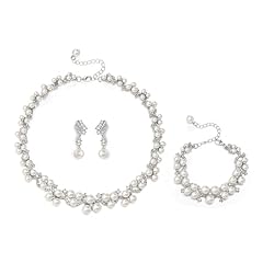 Necklace Clip-on Earrings Set