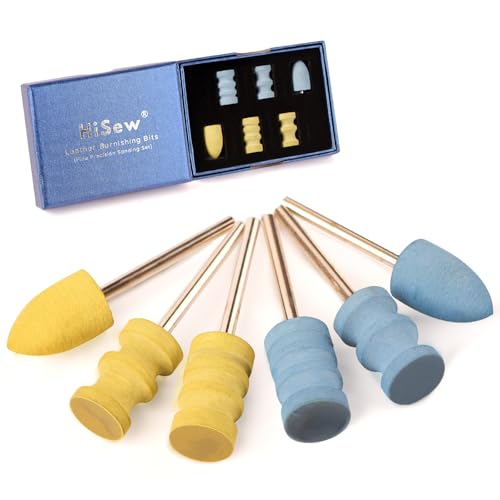 HiSew Leather Burnishing Bits for Rotary Tools – Precision Edge Finishing