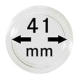 Außen-Ø 47 mm LINDNER Das Original Münzkapseln Innen-Ø 41 mm, 10er-Packung