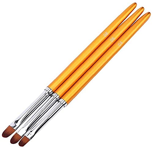 U-M 3 Teile/Satz Nail Art Liner Pinsel Malpinsel Acryl Nagelpinsel Stift Set Nagellack Applikator DIY Nagelwerkzeuge für… – Bild 8
