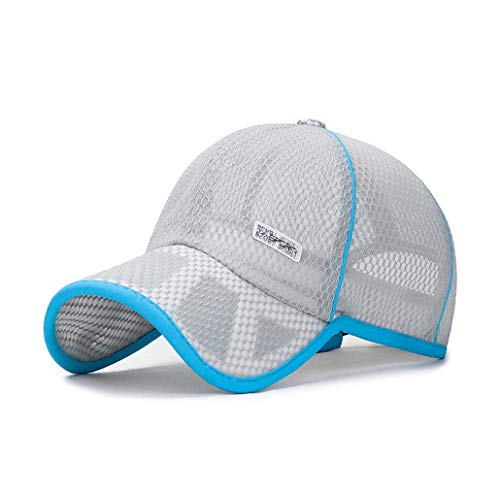 Big Kids Colorful Quick Dry Mesh Baseball Cap Summer Breathable Boy Girl Sunscreen Hat