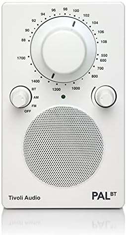 Tivoli Audio PAL BT Tragbares Bluetooth UKW-/MW-Radio (Weiß)