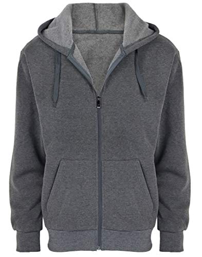 Gary Com Hoodies for Men Midweight Fleece Full Zip Autumn Outwear Long Sleeve Active Jackets Sports Sweatshirts Big and Tall