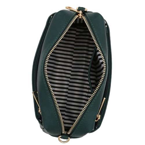 Image of FashionPuzzle Triple Zip Small Crossbody Bag