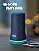 Soundcore Flare Wireless Speaker by Anker, Waterproof Party Speaker with 360° Sound, Enhanced Bass & Ambient LED Light, IP67 Waterproof and 12-Hour Battery Life-Blue