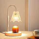 HONPHIER Lampe Chauffe Bougie à Intensité Variable, Chauffe Bougie avec 2 Ampoules, Hauteur Réglable, minuterie, Chambre à Coucher, Salon, Décoration d'intérieur, Cadeau