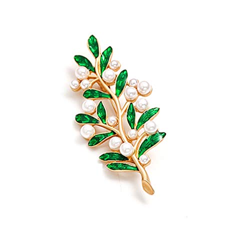 Broche de perle d'arc cadeau anniversaire de dames idéal