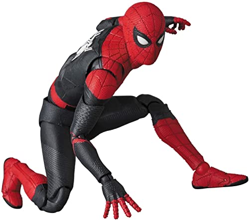 6 Inch Action Figure Toy Figures, Hero Far from Home, Upgraded Suit, All Joints Movable Collectible Action Figure with Accessories (Red)