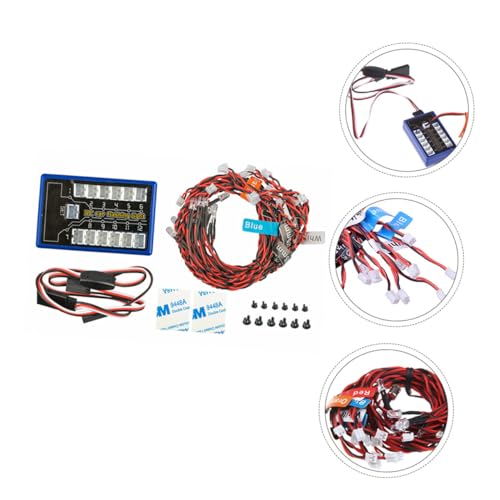 Kit de luces LED para coche RC con controlador integrado para Crawlers y Tanques 3