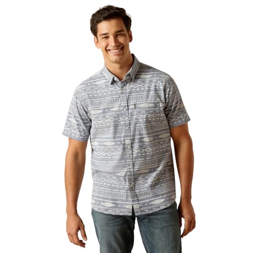 Chemise Macklin ARIAT tissu extensible confort moderne couleur Moonbeam