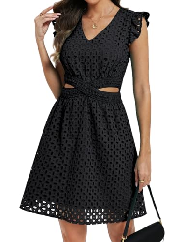 VIMPUNEC Womens Wedding Guest Formal Cocktail Homecoming A Line Dress