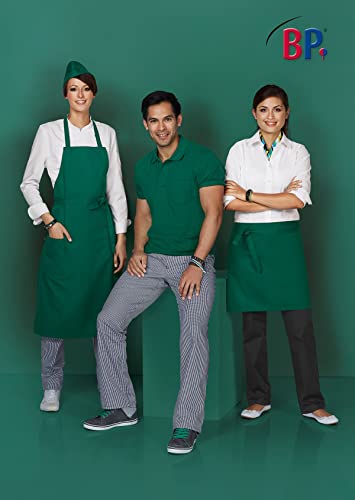 Polo verde unisex de tejido mezclado de alta densidad y acabados premium 2