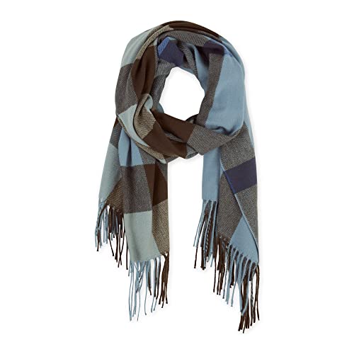 Hadley Wren womens Payton Plaid Autumn Scarf, Ultra-soft & WarmUltra-Soft & Warm