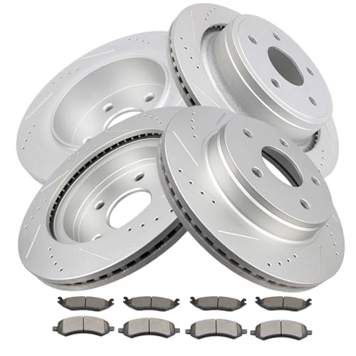 Image of SCITOO Brake Kits Front Rear Brake Rotors Brake Pad:53005;53006;D1084;D967