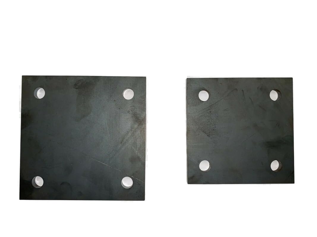 Stahlplatte Ankerplatte Blechplatte gelocht 140x140x10 mm (10mm Bohrung)