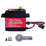 Miuzei 20KG Servo Motor High Torque RC Servo Metal Gear Waterproof for R/C Model DIY Car Robot,...
