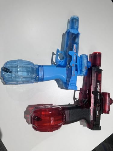 Image of Electric Water Gun for Adults Kids 2 Pack,Automatic Watergun,Ultimate Party Beach Toy Fun Gift for Toddler,Summer Pool Game,Long Range,Rechargeable,Splashy Blaster Electric Water Guns(Pistol,Red+Blue)
