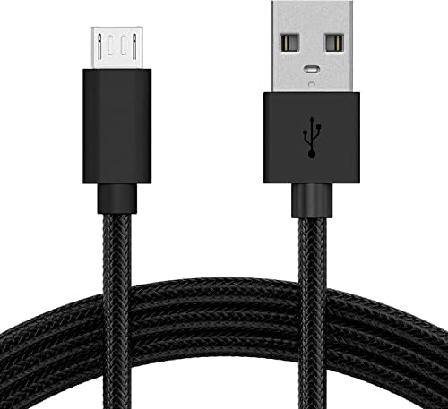 KP TECHNOLOGY Fast Charging Cable for Motorola Moto G8 Power Lite/Moto E5 E6 E6s E6 Plus E7 Plus E5 Plus E5 Play Go/Moto G6 Play E4 E4 Plus/Moto G5 G5 Plus G4 Plus Play [1m] Micro USB (BLACK)