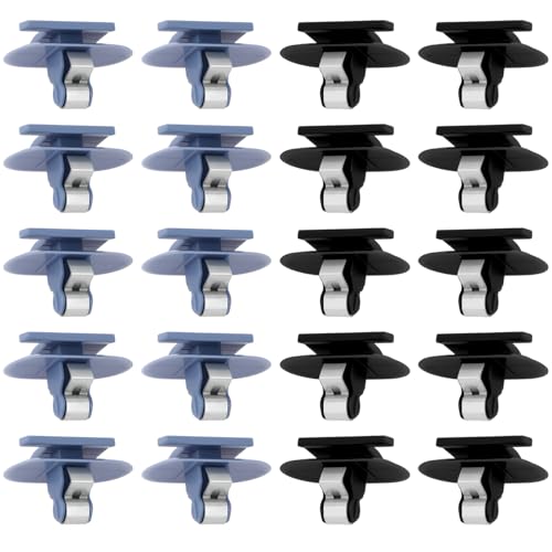 Image of ECSiNG 20pcs Car Panel Fastening Clip Trim Clips 24405739 24405740 Compatible with Opel Compatible with Renault