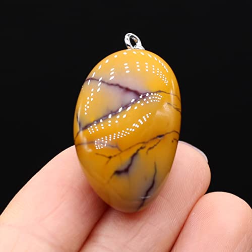 20Pcs Natural Crystals Stone Pendant Amethyst Rose Quartz Smooth Polished Gemstone Charms For Jewelry Making Diy Necklace Earrings #TOP5