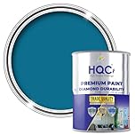 HQC Anti Mould Paint, Mould Resistant, High-Hide Stain Blocking Interior/Exterior, Waterproof, Mould Condensation Moisture, Anti Bacterial and Fungal, Prevent Mildew - 5L (Marina Blue)