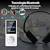 Lettore MP3 Bluetooth, 32GB Lettore MP4 Portatile HiFi Lossless Sound, MP3 Player Musicale Lettore con radio FM/Registratore Vocale/Video/E-Book, Suppota TF Fino a 128G (Cuffie Incluse)