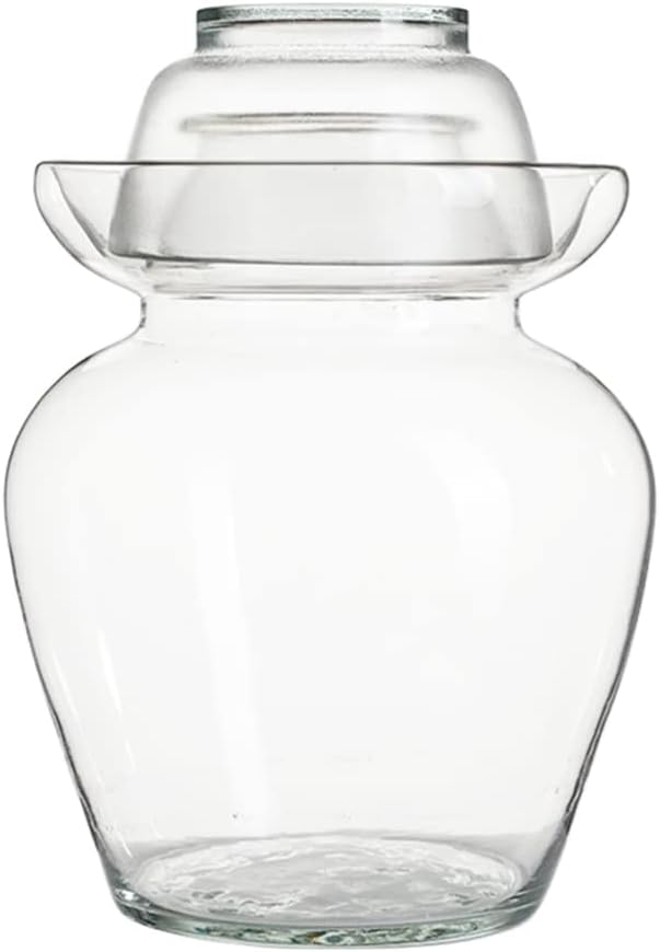 Operitacx Jar Crock Glass Pickle Jar Chinese Fermenting Jar Brewing
