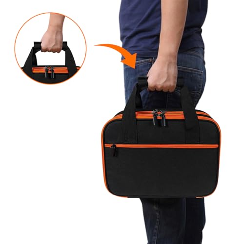 Case transport outils d'électricien rigide pour protéger kit testeur GFCI