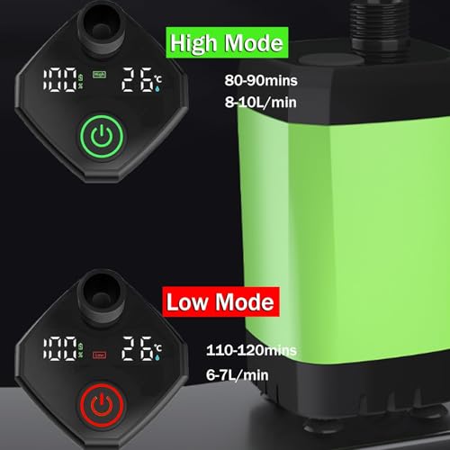 Douche de camping portable avec pompe 10 l/min pour éviter l'eau froide - 5