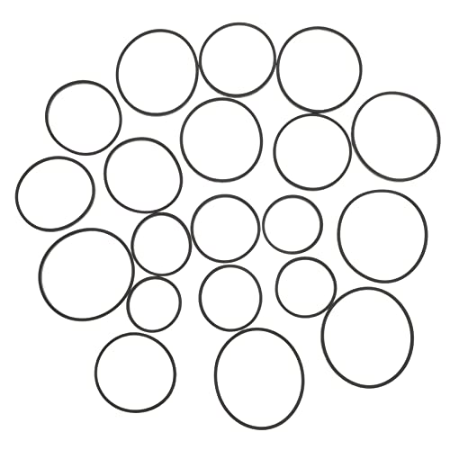 BRIGHTFUFU 20stücke Teiliges Recorder Gummiriemen Für Tonbandgeräte Langlebige Antriebsriemen Für Kassettenrecorder Und DVD-laufwerke Stabil Und Verschleißfest Geeignet Für Verschiedene