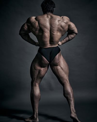 FIED IFBB NPC Classic Physique Posing Trunks HIGH ver. bodybuilding contest stage shorts black (HIGH, 28" M)4