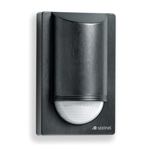 Steinel Bewegungsmelder is 2180 ECO Schwarz, 180°/12 m PIR-Sensor, 350 W LED Schaltlast, Wandsensor, Unterkriechschutz