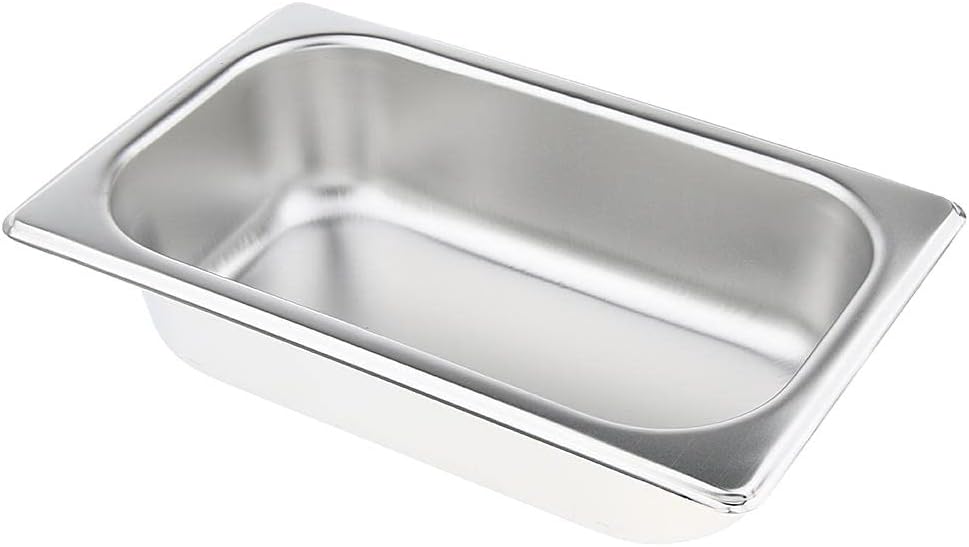 1Pc Special Steam Table Pan 1/4 Size 6.5cm Deep INOX