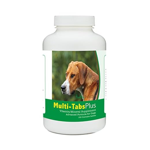 Healthy Breeds English Foxhound Multi-Tabs Plus Chewable Tablets 180 Count