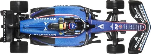 Image of Hot Wheels 1:64 Scale Premium Race Team Williams - Driver 1 Die-Cast Formula 1 Collectible Toy Race Car with Real Riders Tires & Metal /Metal Body & Chassis