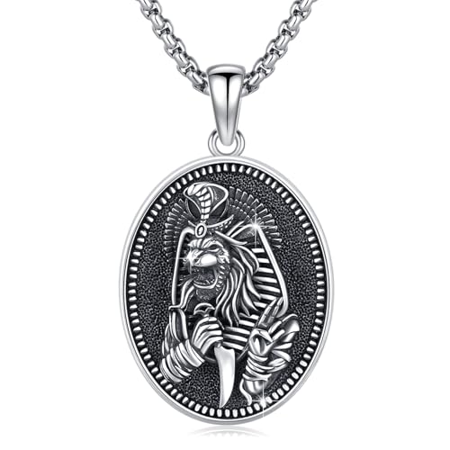 Collier Ankh en argent sterling 925 pendentif égyptien durable