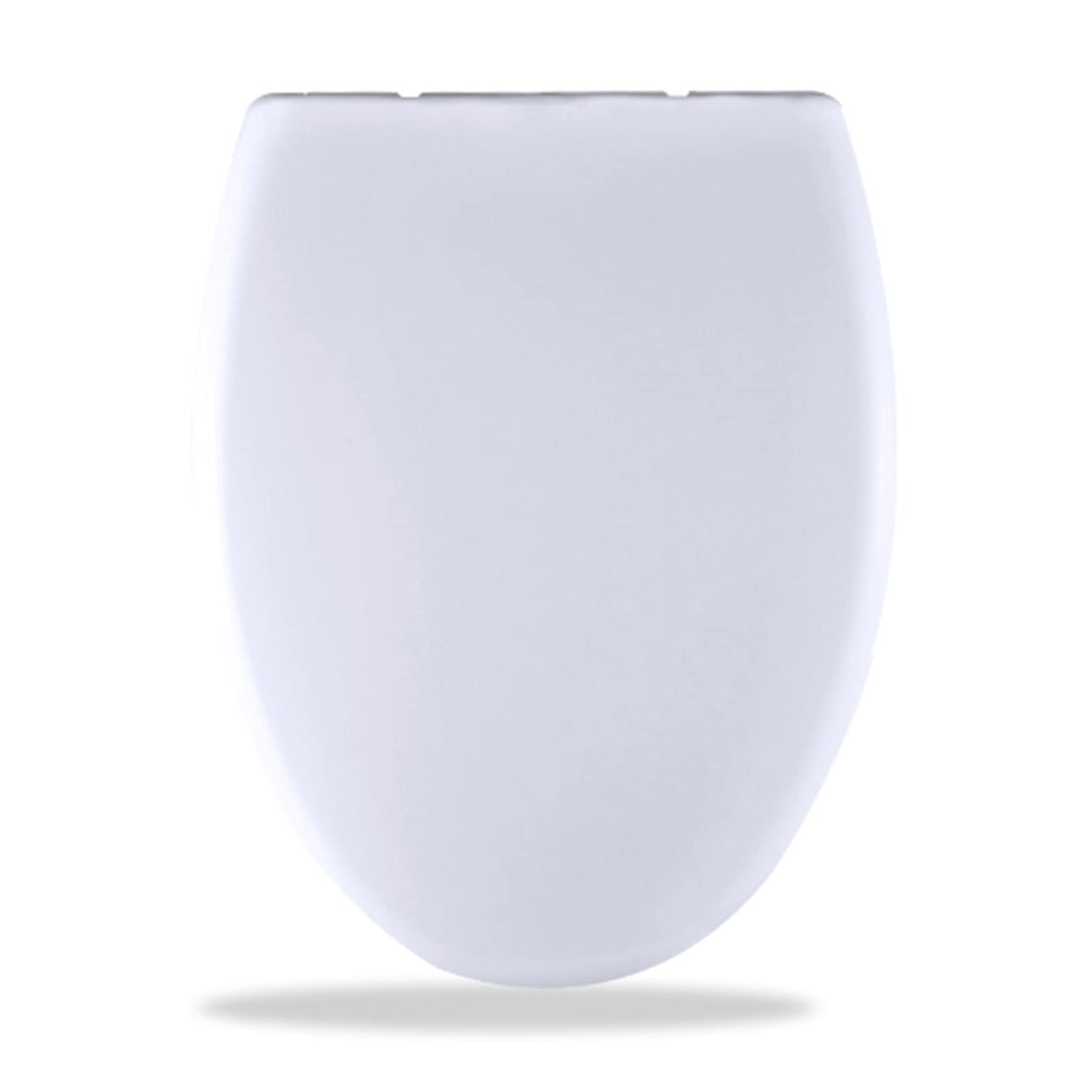 Elongated Toilet seat, Quick Release Hinges Soft Close White, Adjustable, Lightweight, Durable, Portable, User-Friendly, Compact, Plastic