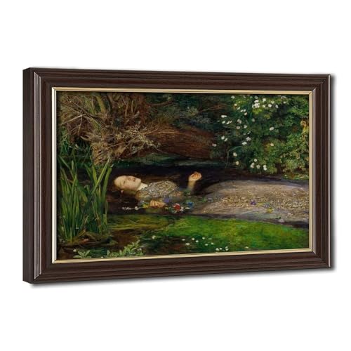 Ophelia Millais impression toile décoration murale cadre suspendre tableau