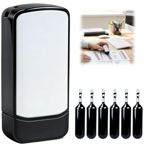16mm Data Defe/nder Roller Stamp Confidential Address Blocker Stamp for Identity Theft Protection Privacy Stamp Roller for Mail with 6 Refills Personal Data Security Personalised Stamper (Black)