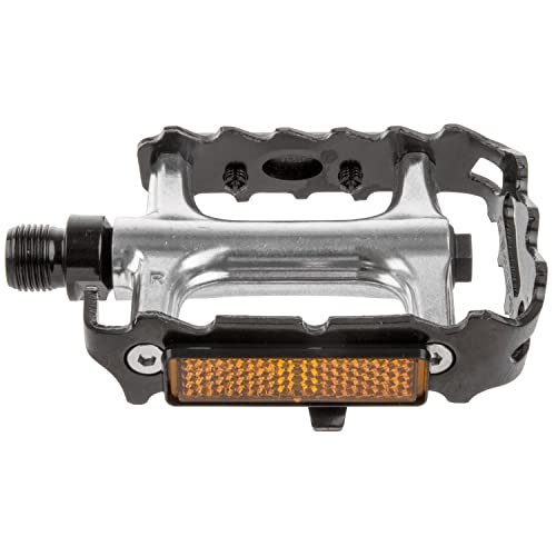 MKS VP Comp P Components MTB Pedal with Black Cage- Silver