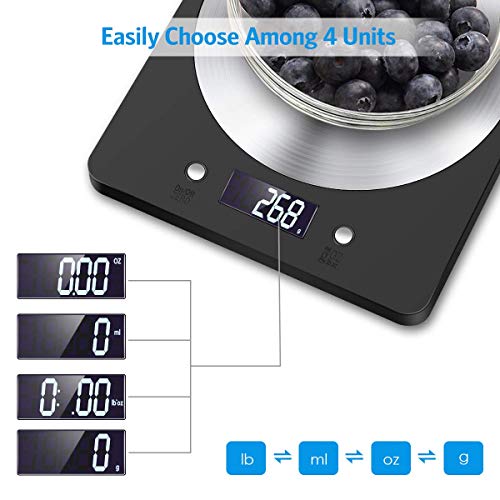 Criacr Bilancia da Cucina Digitale, 5000 g