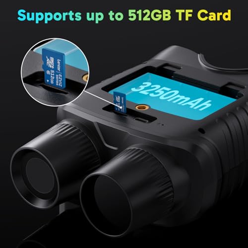 AKASO Seemor-200 Nachtsichtgerät - 4K Vollfarb-Nachtsichtfernglas für Erwachsene, App-fähiges...