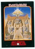 Iron Maiden trading card 1991 MegaMetal #34 Powerslave Album Cover 1984