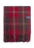 The Tartan Blanket Co. Recycled Wool Knee Blanket Dark Maple Tartan 28" x 65"