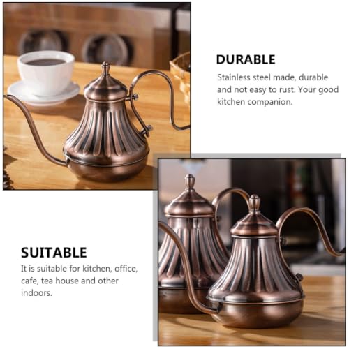 Cafetera para verter cafe resistente al calor de acero inoxidable para cocina casera 6