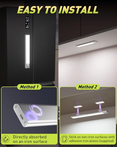 Diomart Under Cabinet Lights Wireless, Motion Sensor Night Lights, 4 Pack - image 8