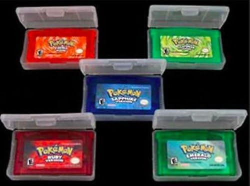 Amazon Co Jp 5pc Gbaポケモンエメラルドルビーファイアレッドバージョンleafgreenサファイアgba 家電 カメラ