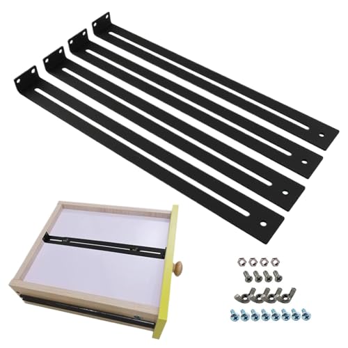 Support de réparation de tiroir robuste en métal pour meuble en MDF